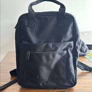 BEIS Black Expandable Backpack